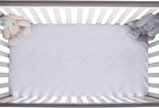 MAXI PortaCrib Size Mattress Pad - Luxurious Cotton Sateen Mattress Protector - Soft, Comfortable, and Breatheable Mattress Cover - Mattress Pad Protects Mattress from Dust, Dirt, Spills, and Stains