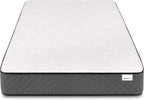 Amazon Basics Memory Foam Mattress, Queen Size Mattress, Hybrid, 12 Inch, Medium Feel, Motion Isolation Springs, White/Gray
