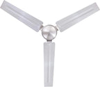 Westinghouse 7238100 Jax, Modern Industrial Style Ceiling Fan with Remote Control, 56 Inch, Brushed Nickel Finish