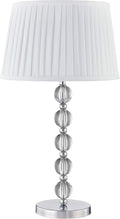 Agata Table Lamp – Modern Luxury Lamp for Bedroom or Living Room, Compact Statement Lighting (15" x 15" x 27.5")