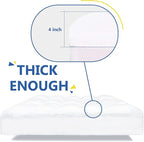 Aemicion Extra Thick Mattress Topper Queen, 4 Inch Extra Soft Mattress Pad Cover, Pillow Top Matress Topper with with 18" Deep Pocket 60" x 80"