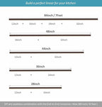 Under Cabinet Lighting Plug in, 32 Inch 1 Pc, Linkable AC120V 3CCT 3000K/4000K/5000K Ultra Slim, LED Under Cabinet Lights for Counter Light, Kitchen, Shelf, Sink, Workshop, Desk, Bronze