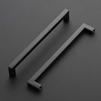 Ravinte 25 Pack Black Cabinet Pulls 8-4/5 Inch Square Kitchen Cabinet Handles Matte Black Kitchen Hardware for Drawer Pulls Drawer Handles Come with Screwdriver