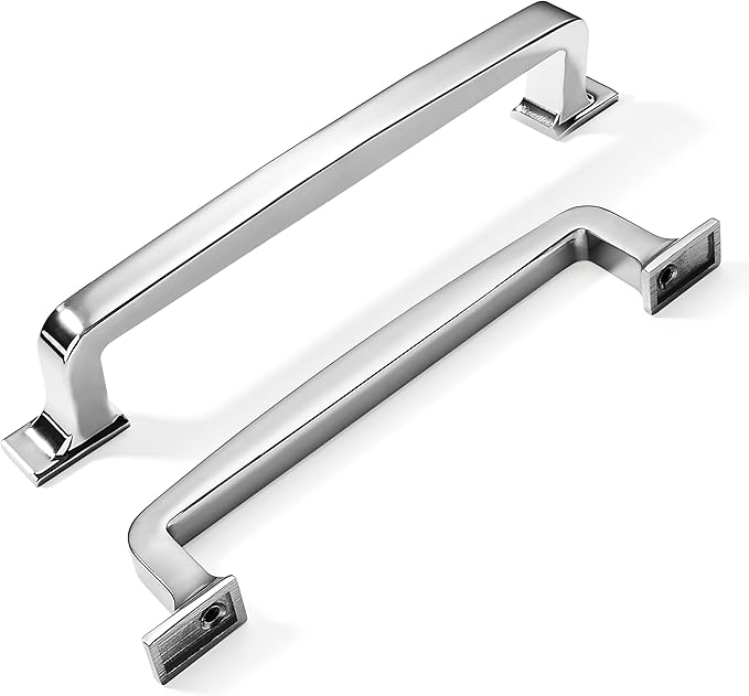 khtumeware 6 Pack 5 Inch Kitchen Cabinet Handles Polished Chrome Cabinet Pulls Drawer Pulls Kitchen Cabinet Hardware Kitchen Handles for Cabinets Cupboard Handles Drawer Handles