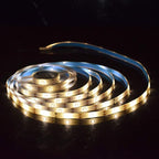 Solar LED Light Strip Outdoor Tape Rope Lights Waterproof 10ft Garden Path Decorative Lighting with 8 Modes for Outside, Wrap, Party, Stair, Step, Gazebo, Yard, Wedding, Christmas, 2 Pack