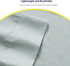 Queen Sheets Blue Porclain - 6 Piece 1500 Supreme Collection Fine Brushed Microfiber Deep Pocket Queen Sheet Set Bedding - 2 Extra Pillow Cases, Great Value, Queen, Porclain Blue
