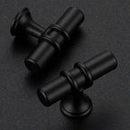 25 Pack Matte Black Cabinet Knobs - Kitchen Cabinet Knobs Cabinet Pulls for Kitchen Cabinet Drawer Stainless Steel Dresser Knobs for Cabinet Hardware 2in Length Single Hole