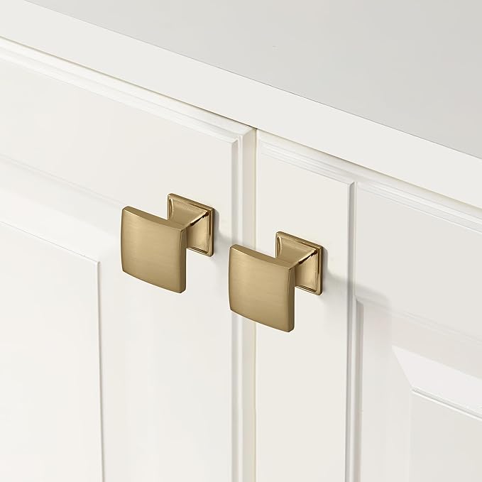 Khtumeware 20 Pack 6-1/4 Inch Cabinet Handles - Champagne Bronze Pulls, Warm Brass Drawer Pulls, Hardware for Kitchen Cabinets, Cupboards