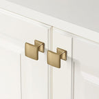 khtumeware 10 Pack Cabinet Handles - 3-3/4 Inch Champagne Bronze Drawer Pulls, Warm Brass Kitchen Cabinet Hardware