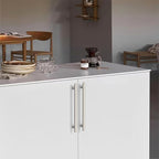 10 Pack 7.5 Inch(192mm) Kitchen Cabinet Handles Brushed Satin Nickel Cabinet Pulls Kitchen Cabinet Hardware Drawer Pulls for Cupboard Wardrobe