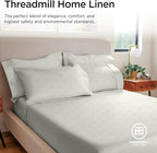 Celine King Size Sheets for King Mattress | 800 Thread Count Jacquard Light Grey | Better Than Egyptian Cotton | 4 Pc Bed Sheets | Damask Sheets Fits 16'' Deep Pocket | 100% Cotton