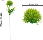 Uieke 36Pcs Dandelion Artificial Flowers, Artificial Flowers for Decoration Fake Plants Bouquet Plastic Flowers for Home Decoration Wedding Decor Flower Arrangment Green