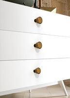 AR009 10 Pack Antique Brass Cabinet Knobs Single Hole Cabinet Pulls Round Kitchen Cabinet Knobs