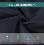 BONZER Mix and Match Curtains - 2 Pieces Branch Print Sheer Curtains and 2 Pieces Blackout Curtains for Bedroom Living Room Grommet Window Drapes, 37x95 Inch/Panel, Grey Dark, Set of 4 Panels