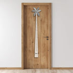 Personalized Growth Chart for Wall, Wooden Height Chart for Kids, Cute Height Measurement for Child/Girls/Boys, Baby and Toddler's Playroom/Kid's Room/Nursery Decor, Coconut Tree