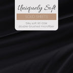 Linen Market Bed Sheets for California King Size Bed (Black) - Sleep Better Than Ever with These Soft and Cooling California King Sheets - Deep Pocket Fits 16" Thick Beds - 4 Piece Cal Sheet Set