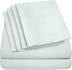 Twin XL Size Bed Sheets - 4 Piece 1500 Supreme Collection Fine Brushed Microfiber Deep Pocket Twin X-Large Sheet Set Bedding - 1 EXTRA PILLOW CASES, GREAT VALUE, Twin XL, Mint