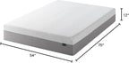 ZINUS 12 Inch Ultima Memory Foam Mattress [New Version], Full, Fiberglass Free, Medium Firm Feel, Breathable Airflow Memory Foam, Certified Safe Foams & Fabric, Mattress in A Box