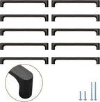 Black Round 5 in 10 pcs Wooden Drawer Pulls Handle pulls for cabinets Kitchen Cabinet Drawer pulls Cabinet Door Pull