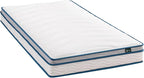 ZINUS 6 Inch Spring Sensation Hybrid Mattress [New Version], Medium Firm Feel, Fiberglass Free, Youth and Guest Bedroom, Mattress in A Box, Twin