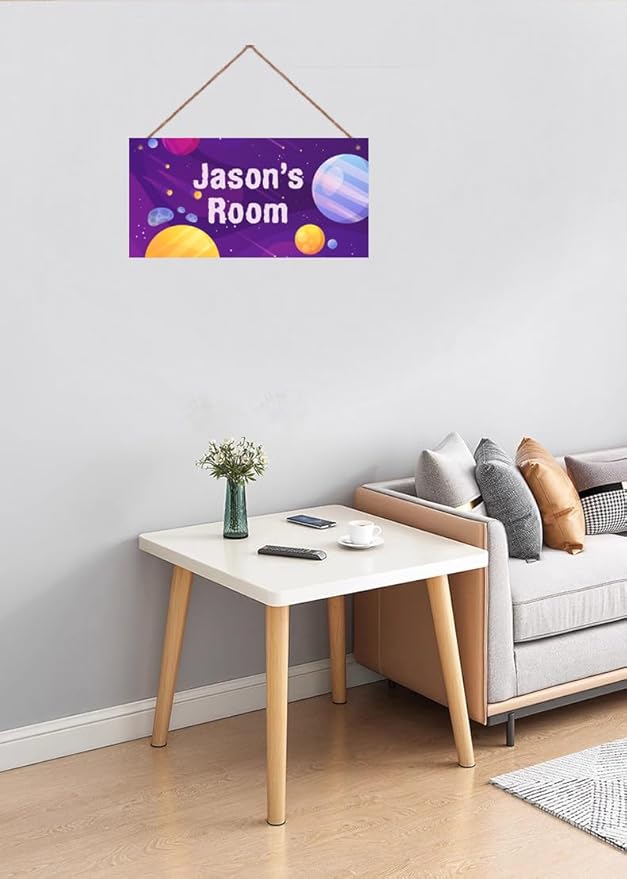 Personalized Sign Galaxy Decor For Boys Room, Stars Themed Bedroom Decor, Outer Space Room Decor, Universe Decorations For Kids Room Nursery Little Man Cave