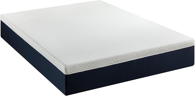 ZINUS 10 Inch Twin Cooling Comfort Hybrid Mattress [New Version], Fiberglass Free, Medium Firm Feel, Motion Isolation, Certified Safe Foams & Fabric