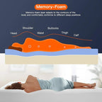 Memory Foam Mattress in a Box for Cool Sleep & Pressure Relief Medium Firm Mattresses CertiPUR-US Certified Pressure Relieving (8 in, King)