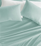 Linen Market Bed Sheets for Twin Size Bed (Aqua) - Sleep Better Than Ever with These Soft and Cooling Twin Sheets - Deep Pocket Fits 16" Thick Beds - 3 Piece Twin Sheet Set