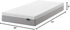 ZINUS 8 Inch Green Tea Essential Memory Foam Mattress [New Version], Twin, Fiberglass Free, Medium Feel, Breathable Airflow Memory Foam, Certified Safe Foams & Fabric, Mattress in A Box