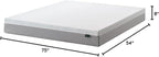 ZINUS 8 Inch Green Tea Essential Memory Foam Mattress [New Version], Full, Fiberglass Free, Medium Feel, Breathable Airflow Memory Foam, Certified Safe Foams & Fabric, Mattress in A Box