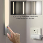 Under Cabinet Lighting Natural White 4000K, Dimmable Under Cabinet Lights with Touch Switch, LED Under Counter Lighting for Desk
