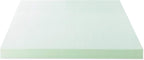 Best Price Mattress 4 Inch Ventilated Memory Foam Mattress Topper with Calming Green Tea Infusion, CertiPUR-US Certified, Twin, 4" Green Tea