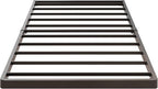 1.6 Inch Bunkie Board Twin Low Profile Heavy Duty Metal Box Spring Twin Bed Base Sturdy Mattress Foundation, Easy Assembly, Noise Free, Black