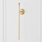 Z Gallerie Aspar Wall Sconce Long Candle Holders in Gold Finish, Retro Chic Wall Decor for Living Room, Dining Room & Bathroom, Vintage Candle Wall Sconce with Timeless Appeal(Candles not Included)