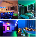 DAYBETTER Waterproof LED Light Strips 66ft, Outdoor LED Strip Lights Color Changing 5050 RGB LED Strip Lights with Remote Control, LED Lights for Indoor Outdoor Use, IP65 (2 Rolls of 33ft)