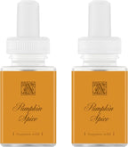 Pura & Aromatique Home Scent Refill - Smart Home Air Diffuser Fragrance - Up to 120-Hours of Luxury Fragrance per Refill - Household Essential - Clean Diffuser - Pumpkin Spice, 2 Pack