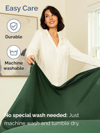 Extra Deep King Sheet Set - 6 Piece Breathable and Cooling Sheets - Hotel Luxury Bed Sheets Set - Easy Fit - Soft, Wrinkle Free and Comfy Sheets Set - Emerald Green Sheet Set with Extra Deep Pockets