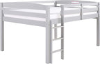 Concord Junior Loft Bed, Twin, Grey