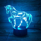 3D Horse Decor Lamp Gift with Remote, 7 Colors Changing Night Light Birthday Toys for Kids Girls Boys, Horse Lovers