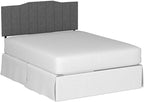 ZINUS Satish Upholstered Headboard, Channel Stitched Upholstery, Easy Assembly, Full, Grey