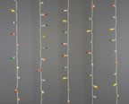 Brite Star 100 Count Mini String Christmas Lights, Multi - 22 feet Indoor/Outdoor Christmas Tree Lights with White Wire