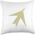 Cute Scandinavian Animals Designs Chic Scandinavian Bird Minimalism Throw Pillow, 18x18, Multicolor