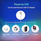 LED TV Backlight,SMY USB LED Strip Light,RGB Multi-Colour LED Light Strip Kit Waterproof IP65, 30LED with Wireless Remote Controller for TV/PC/Laptop Bias Lighting (3.28Ft)