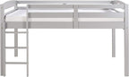 Concord Junior Loft Bed, Twin, Grey