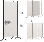 Morngardo Room Divider Folding Privacy Screens 3 Panel Partitions Dividers Portable Separating for Home Office Bedroom Dorm Decor