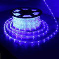 100 Feet 720 LED Rope Lights,2-Wire Low Voltage Waterproof Blue Rope Lights Outdoor,Indoor Background Lighting Idear for Deck,Trees,Bridges,Eaves,Pool,Wedding Use(Blue)