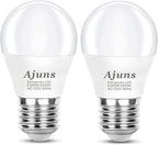 LED Refrigerator Light Bulbs 40W Equivalent 120V A15 Fridge Waterproof Bulbs 5W Daylight White 5000K E26 Medium Base Freezer Light Bulbs Non-dimmable, 2Packs
