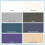 California Design Den 6-Pc Queen Size Sheet Set with 4 Pillowcases - 400 Thread Count 100% Cotton Sheets, Cooling Sateen Weave, Luxury Deep Pocket Bedsheets Set - Indigo Dusty Blue
