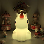 Large Unicorn Night Lights for Kids, 9 Colors silicone Bedside Table Lamps Baby Bedroom Lighting Nursery Children Tap lamp for Toddlers Boys Girls Adults Student Elder Bathroom Outdoor - Large