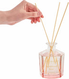 COCORRÍNA Reed Diffuser - Sandalwood Rose 8.5oz Flower Reed Diffuser Set with 8 Sticks, Home Fragrance Reed Diffuser for Home Bedroom Office Bathroom Shelf Decor (Master Collection)
